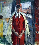 Rik Wouters Woman at the Window oil